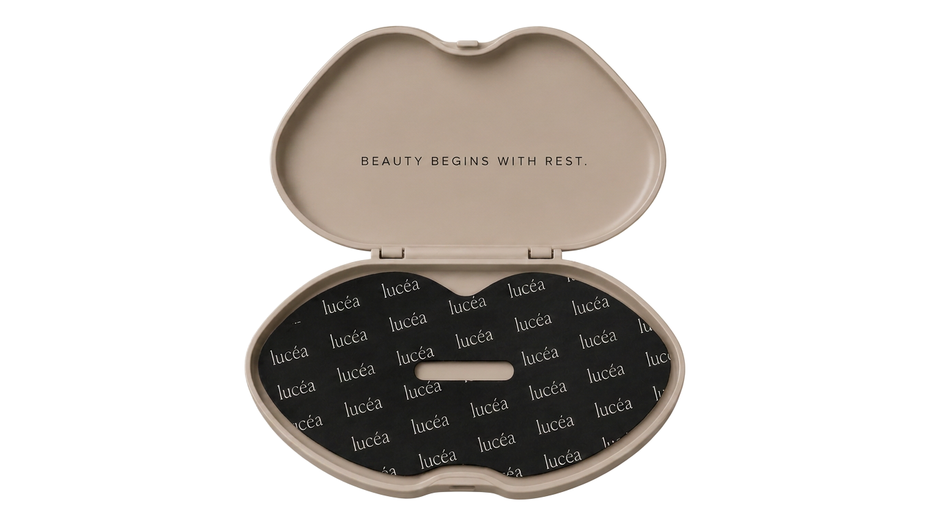 Lucéa signature reusable case, open